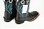 Bota Masculina Austin Ranch Cor 120112F2P - Mad Dog Azul/ Azu Turquesa/ Solado Flex/  Bico Quadrado - Imagem 5