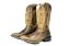 Bota Masculina Mr West Solado Flex/ Bico Quadrado/ B-36 907 BC/AM Cor 1474 - Fóssil Tabaco/ Fóssil mostarda - Imagem 1