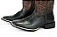 Bota Masculina Mr West Solado Flex/ Bico Quadrado/ B-77 907 PTO/VM Cor 1474 - Fóssil Preto/ Fóssil Sella - Imagem 2
