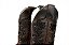 Bota Feminina Mr West Solado Flex/ Bico Quadrado/ B-79 Flor Preta Cor 1474 - Fóssil Sella/ Fóssil Sella - Imagem 4