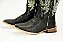 Bota Masculina Mr West Solado Couro/ Bico Quadrado/ Couro Cabeça/ B-58P BD247 Neon Cor 1463 - Cabeça Preto/ Fóssil Preto - Imagem 2