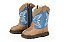 Bota Infantil Big Bull Cor Cappuccino/Azul - Imagem 1