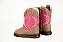 Bota Infantil Big Bull Cor Cappuccino/Pink - Imagem 5