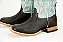 Bota Masculina Goyazes Bison Café/ Couro Destroyer Azul/ Solado Couro/ Bico Quadrado - Imagem 2