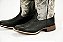 Bota Feminina Goyazes Couro Pit Stop/ Fóssil Prata/ Solado Power/ Bico Quadrado/ 226404-CF - Imagem 2