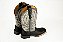 Bota Feminina Goyazes Couro Pit Stop/ Fóssil Prata/ Solado Power/ Bico Quadrado/ 226404-CF - Imagem 8