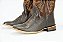 Bota Masculina Mr West Cabeça - Solado Couro/ Bico Quadrado/ Cor B-36 852 Café / 1463 - Fossil Tabaco - Imagem 2