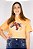 Croped Feminino Ox Horns Laranja - Imagem 1