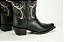 Bota Feminina Goyazes Solado Couro/ Bico Fino/ Cano Médio/Alto Cor: Couro Mustang Preto/ Mustang Preto - 256805-cc - Imagem 9
