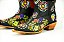 Bota Feminina Goyazes - Bico fino/ Cano Médio/Baixo/ Solado couro/ Cor: Couro Bison Preto/ Bison Preto - 256802-cc - Imagem 2