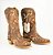 Bota Feminina Goyazes Bico fino/ Cano médio/ Solado couro/ Cor Couro Dallas Furta Cor/ Couro Dallas Furta Cor - 256802-cc_04 - Imagem 9