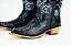 Bota Feminina Goyazes - Bico fino/ Cano médio/alto/ Solado couro/ Cor Cobra Pyton Estrelado - 256802 cc - Imagem 2
