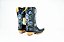 Bota Feminina Goyazes - Bico fino/ Cano médio/alto/ Solado couro/ Cor Cobra Pyton Estrelado - 256802 cc - Imagem 9