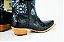 Bota Feminina Goyazes - Bico fino/ Cano médio/alto/ Solado couro/ Cor Cobra Pyton Estrelado - 256802 cc - Imagem 10