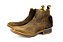 Botina goyazes masculina  Solado Jump  Cor: caramelo/ café  couro dallas tabaco 2530102 CR - Imagem 1