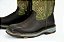 Bota Masculina Goyazes Cano Médio - Bico Quadrado, Solado Work, Cor Pit Stop Café / Dallas Folha - Imagem 3