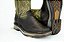Bota Masculina Goyazes Cano Médio - Bico Quadrado, Solado Work, Cor Pit Stop Café / Dallas Folha - Imagem 7