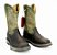 Bota Masculina Goyazes Cano Médio - Bico Quadrado, Solado Work, Cor Pit Stop Café / Dallas Folha - Imagem 8