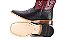 Bota Masculina Mr West - B-58P 889 PTO, Cor 1463 Cabeça Preto / Fossil Vermelho, Solado em Couro Natural, Bico Quadrado, Cano Médio - Imagem 10