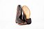 Bota Masculina FYD Cor Cabeça Preta/ Fóssil Preto/ Solado em couro/ Bico Quadrado/ Cano Médio - Imagem 4