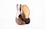 Bota Masculina FYD Cor Saara Pinhão/ Marfim/ Solado em couro/ Bico Quadrado/ Cano Médio - Imagem 5