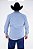 Camisa Masculina Pollo Ralph Lauren - Manga Longa Xadrez Azul - Imagem 3
