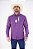 Camisa Masculina Pollo Ralph Lauren - Manga Longa Xadrez Roxa - Imagem 2