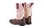 Bota Feminina Durango 0161 – Mad Dog Bege, Cano Médio, Bico Quadrado DGO Gel e Solado Gel - Imagem 12