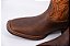 Bota Durango Unissex 0141 – Marrom com Laranja, Bico Quadrado DGO Gel, Cano Médio e Solado Gel - Imagem 5