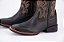 Bota Durango Unissex 0140 – Preta com Vermelha, Bico Quadrado DGO Gel, Cano Médio e Solado Gel - Imagem 2