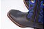 Bota Durango Unissex 0143 – Preta com Azul, Bico Quadrado DGO Gel, Cano Médio e Solado Gel - Imagem 6