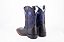 Bota Durango Unissex 0143 – Preta com Azul, Bico Quadrado DGO Gel, Cano Médio e Solado Gel - Imagem 9