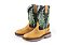 Bota Masculina Durango – Rust Dog Preto, Bico Quadrado DGO Work, Cano Médio e Solado Work - Imagem 1