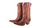 Bota Feminina Durango Cano Médio/ Bico Fino/ Solado Couro/ Cor Toscana 7075005858C1W - Imagem 1