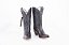 Bota Feminina Durango Cano Médio/ Bico Fino/ Solado Couro/ Cor Black 7075008181C1W - Imagem 4