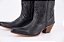 Bota Feminina Durango Cano Médio/ Bico Fino/ Solado Couro/ Cor Black 7075008181C1W - Imagem 6