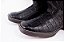 Bota Masculina Goyazes Exótica - Couro Exótico Jacaré Barriga/ Solado Jump/ Bico Quadrado/ Cano Médio/ Cor Barriga Preta/ Dallas Marinho 241501-JJ - Imagem 2