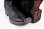 Bota Masculina Goyazes Exótica - Couro Exótico Jacaré Barriga/ Solado Jump/ Bico Quadrado/ Cano Médio/ Cor Barriga Preta/ Dallas Marinho 241501-JJ - Imagem 8