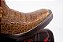 Bota Masculina Goyazes Exótica - Couro Exótico Jacaré/ Solado Jump/ Bico Quadrado/ Cano Médio/ Cor Jacaré Tabaco/ Furta Cor - Imagem 6