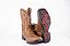 Bota Masculina Goyazes Exótica - Couro Exótico Jacaré/ Solado Jump/ Bico Quadrado/ Cano Médio/ Cor Jacaré Tabaco/ Furta Cor - Imagem 8