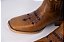 Bota Feminina Mr West  B-75 898 Preto Fóssil mostarda / Fóssil mostarda  Solado em couro Bico quadrado - Imagem 4