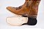 Bota Feminina Mr West  B-75 898 Preto Fóssil mostarda / Fóssil mostarda  Solado em couro Bico quadrado - Imagem 5