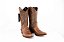 Bota Feminina Jácomo Ref 90081 TCQ - Fóosil Buf Saar/ Fóssil Buf Saar Bico Fino/ Solado em couro/ Cano Médio - Imagem 7