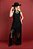 Vestido Feminino Miss Country Preto com franja - Imagem 4