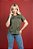 T-SHIRT Feminina Miss Country Verde - Imagem 1
