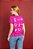 T-SHIRT Feminina Miss Country Pink - Imagem 2
