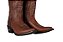 Bota Feminina Jácomo - Bico Fino - 90221/TBQC - Fóssil Buf Sella - Solado Couro - Imagem 9