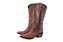 Bota Feminina Jácomo Fóssil Buf Selva Bico Fino/ Solado em couro/ Cano Médio - Imagem 1