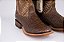 Bota Masculina Goyazes Couro Exótico de Jacaré/ Solado Couro/ Bico Quadrado/ Cano Médio/ Cor Jacaré Tabaco Dallas Tabaco - Imagem 6