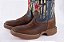 Bota Masculina Durango Solado Jump Diamond/ Bico Quadrado/ Cor Red Dog Azul Marinho 2410 - Imagem 3